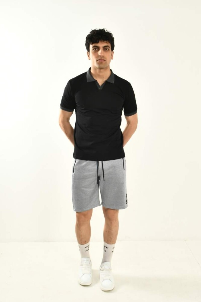 Siyah Polo Yaka T-shirt 12729 - 5