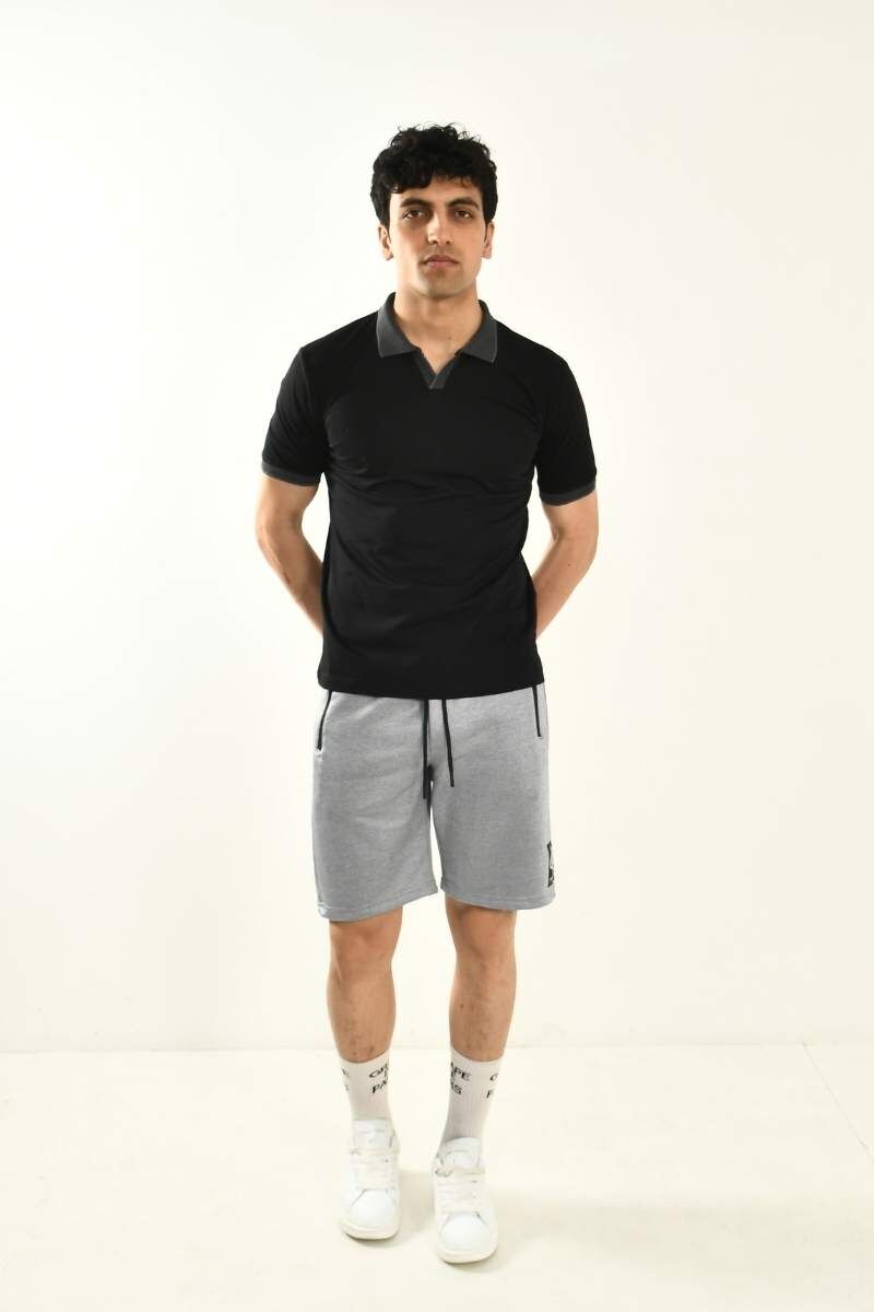 Siyah Polo Yaka T-shirt 12729 - 5