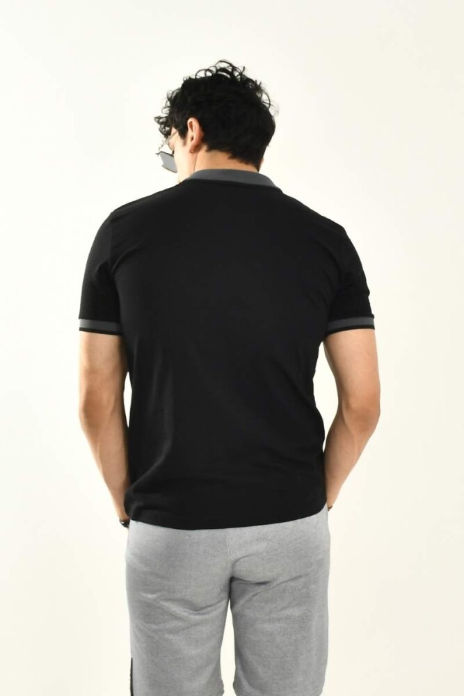 Siyah Polo Yaka T-shirt 12729 - 6